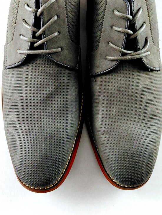 Unlisted Kenneth Cole Blake Buck Oxfords Men\'s Size 8M Grey Dress Shoes main image 4